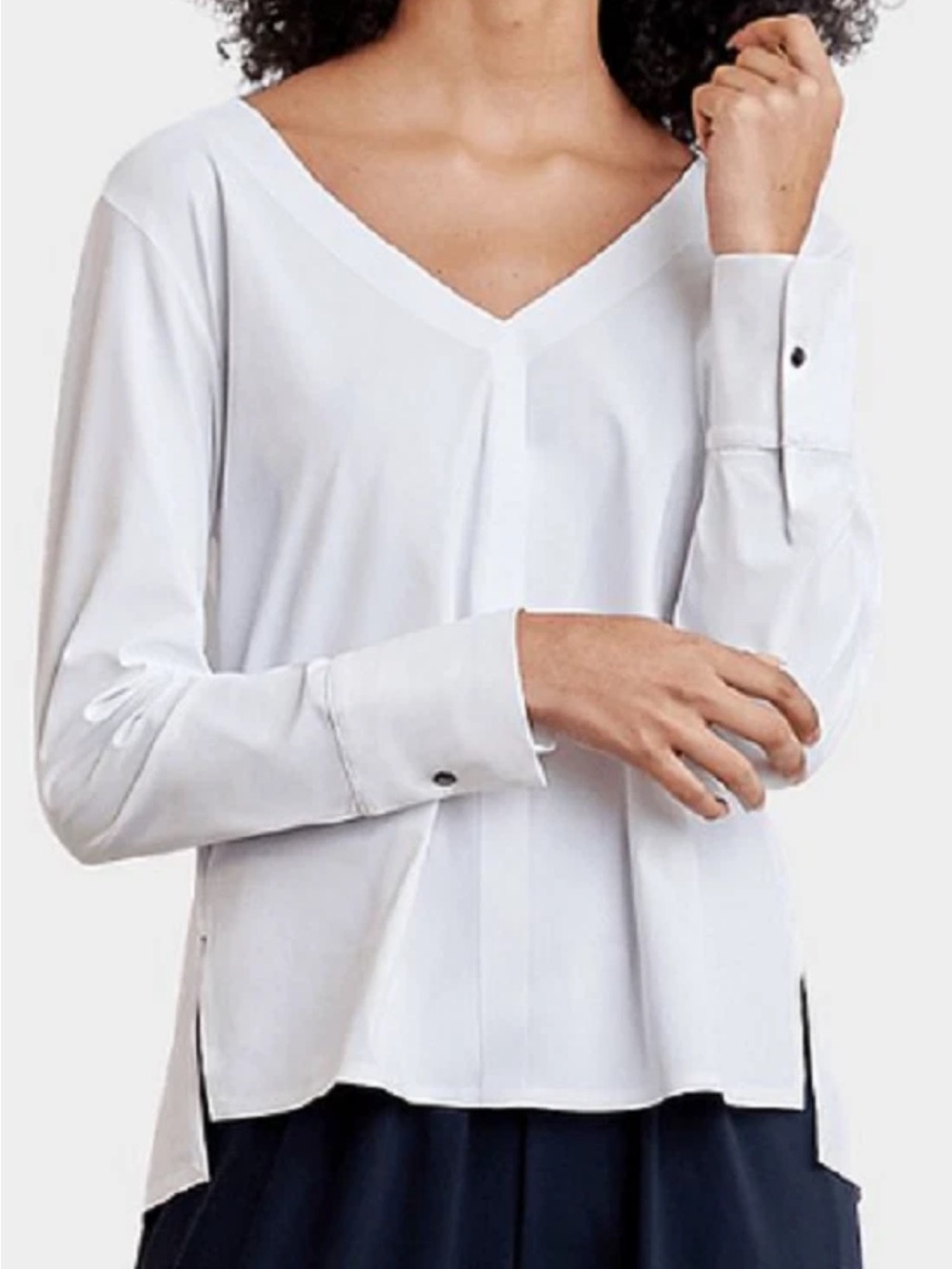 Aday Long Sleeve Top Blouse sz M